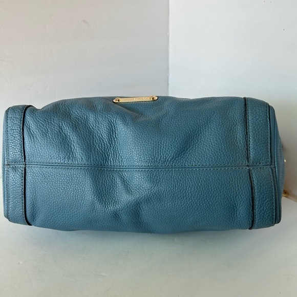 Michael Kors NWOT Blue Pebble Leather Satchel - Picture 4 of 13